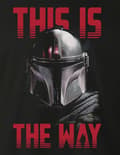 Miniatyrbild 3 av 4: T-shirt - Star Wars - The Mandalorian - Noir - Korta ärmar - 100% bomull