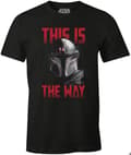 Miniatyrbild 1 av 4: T-shirt - Star Wars - The Mandalorian - Noir - Korta ärmar - 100% bomull