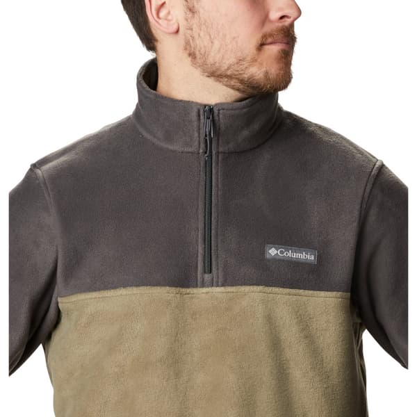 Columbia Steens Mountain Half Zip Fleece 1620191018, Man, Jersey, Grå