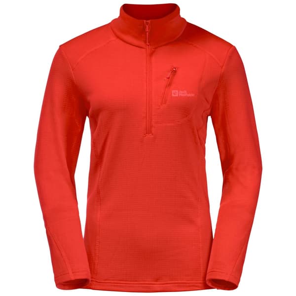 Jack Wolfskin Kolbenberg HZ W 1710791-3033, Kvinde, Fleece, Orange
