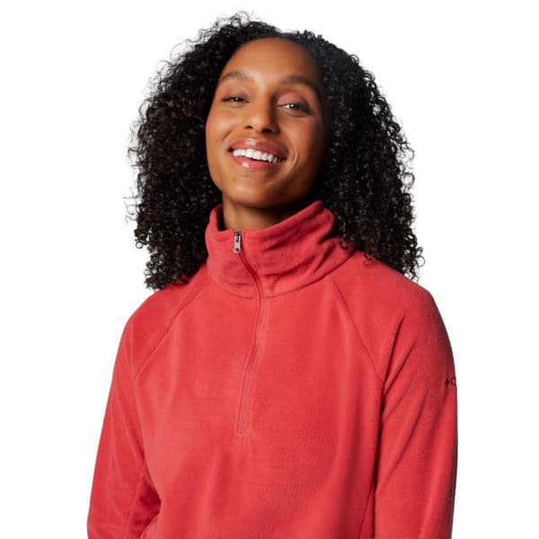 Columbia Glacial IV Half Zip Fleece 1802201602, Kvinde, Fleece, Rød