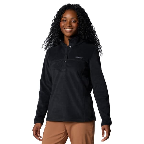 Columbia Benton Springs 1/2 Snap Pull Over II 2085651010, Kvinna, Jersey, Svart Black L