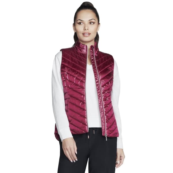 Skechers GO Shield Shine Vest JA151-PKRD, Kvinna, Tank top, Rosa