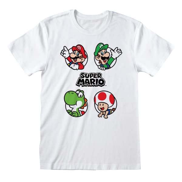Super Mario - Circles T-shirt - 12-13 Years