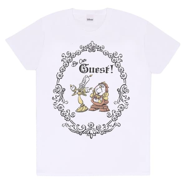Disney Beauty And The Beast - Be Our Guest T-shirt - Ex Ex Large