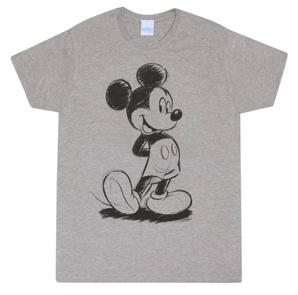 Disney Mickey Mouse - Sketched T-shirt - Small