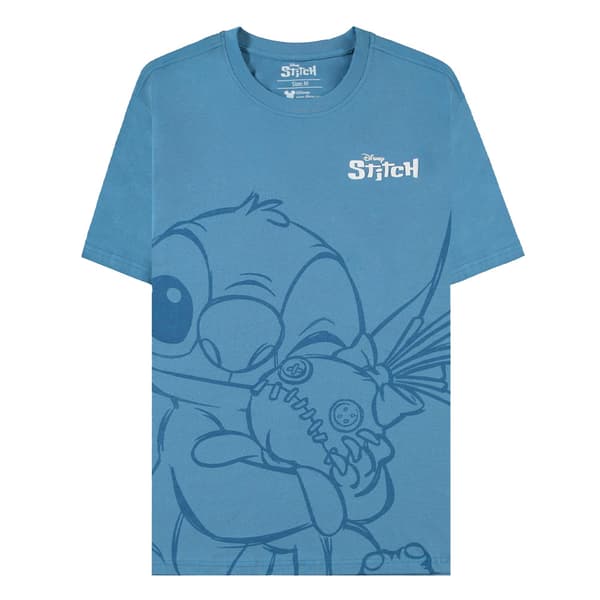 Lilo And Stitch Hugging Stitch T Shirt Blue S