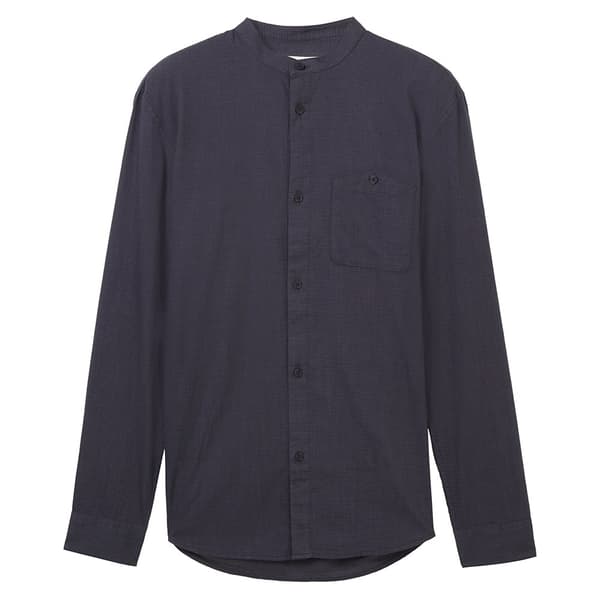 Tom Tailor Structured Skjorta Med Långa ärmar Grå XL Man