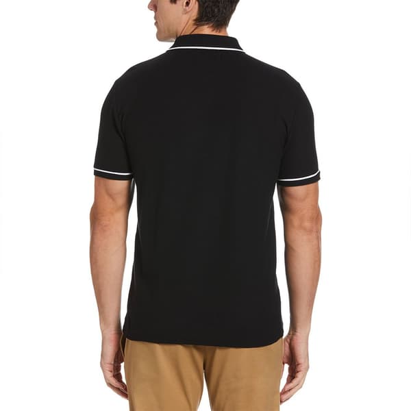 Original Penguin Earl Organic Pique Kortärmad Polotröja Svart M Man