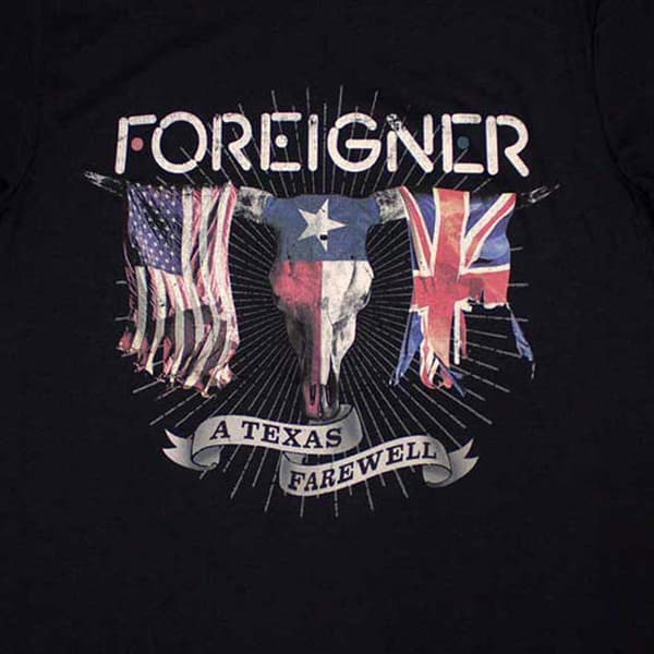 Foreigner Texas Farewell T Shirt