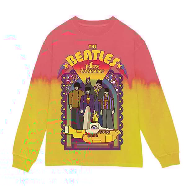 The Beatles Yellow Submarine Band Frame Long Sleeve T Shirt