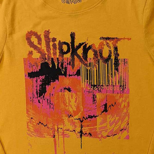 Slipknot The End So Far Barcode Long Sleeve Crop Top