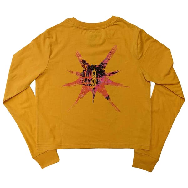 Slipknot The End So Far Barcode Long Sleeve Crop Top