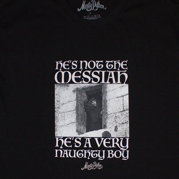 Monty Python Life Of Brian Naughty Boy T Shirt