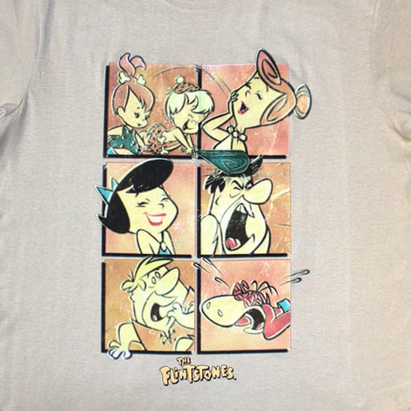 The Flintstones Character Grid T Shirt