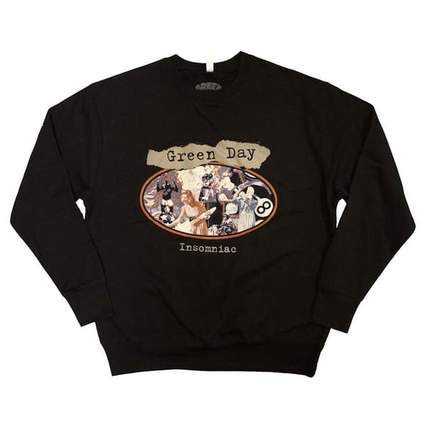 Green Day Insomniac Band Logo Sweatshirt