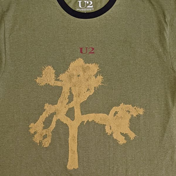 U2 Joshua Tree Europe Tour 1987 Ringer T Shirt