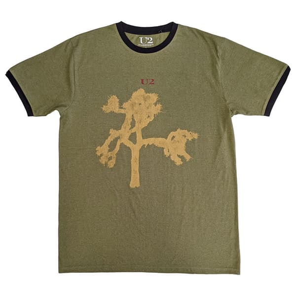 U2 Joshua Tree Europe Tour 1987 Ringer T Shirt