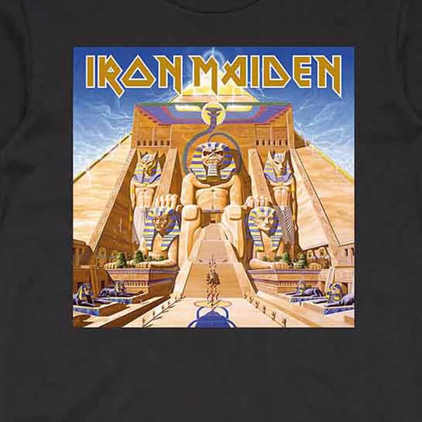 Iron Maiden Powerslave Album Cover Box T Shirt