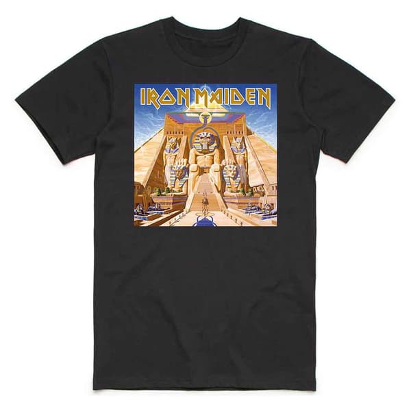 Iron Maiden Powerslave Album Cover Box T Shirt