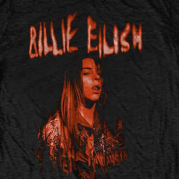 Billie Eilish Spooky Logo T Shirt