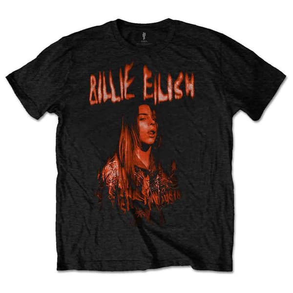 Billie Eilish Spooky Logo T Shirt