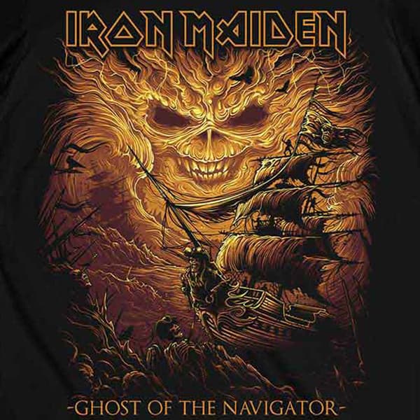 Iron Maiden Ghost of the Navigator T Shirt