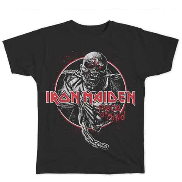 Iron Maiden Piece of Mind Circle T Shirt