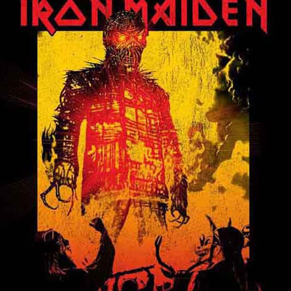 Iron Maiden The Wicker Man Fire T Shirt