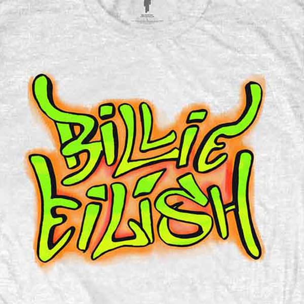 Billie Eilish Graffiti Logo T Shirt