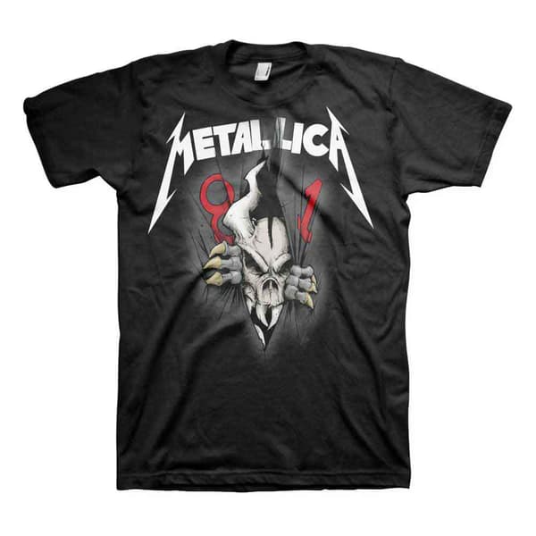 Metallica 40th Anniversary Ripper T Shirt Black M