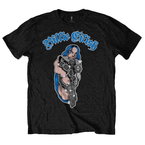 Billie Eilish Bling Logo T Shirt