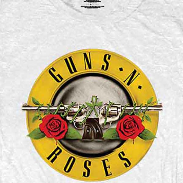 Guns N' Roses Classic Band Logo Skinny Fit T Shirt