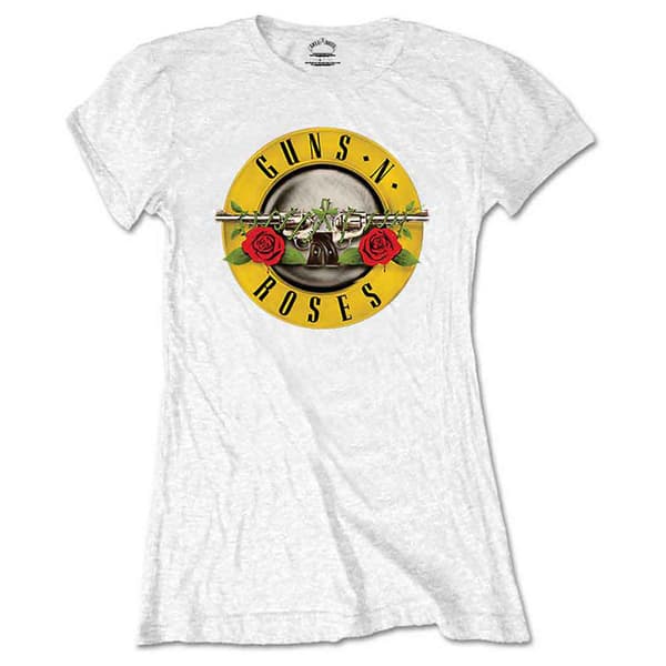 Guns N' Roses Classic Band Logo Skinny Fit T Shirt
