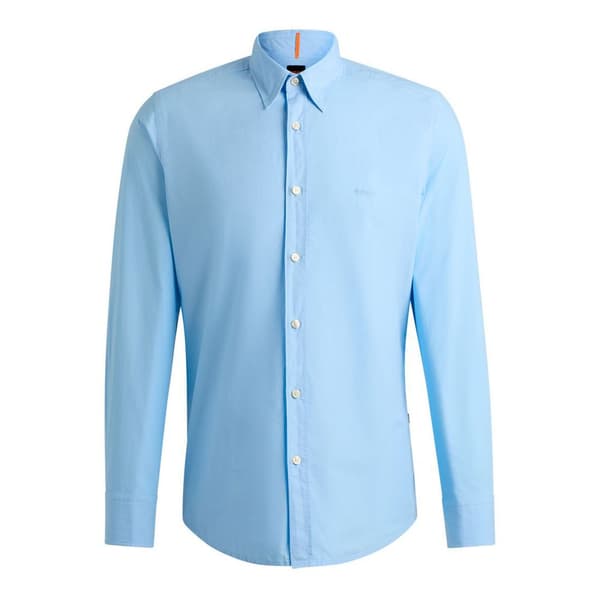 Boss Relegant 6 M 10260284 Skjorte Med Lange ærmer Blå M Mand