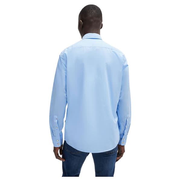 Boss Relegant 6 M 10260284 Skjorte Med Lange ærmer Blå M Mand