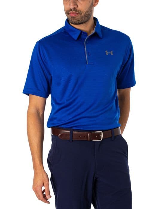 Polo - Under Armour - Tech - Blå - Herr - Korta ärmar