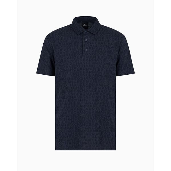 Armani Exchange 6dzffd-zjh4z Kortärmad Polotröja Svart XL Man