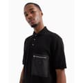 Pikkukuva 5 / 5: Armani Exchange Xm000087_af10366 Lyhythihainen Pikeepaita Musta L Mies