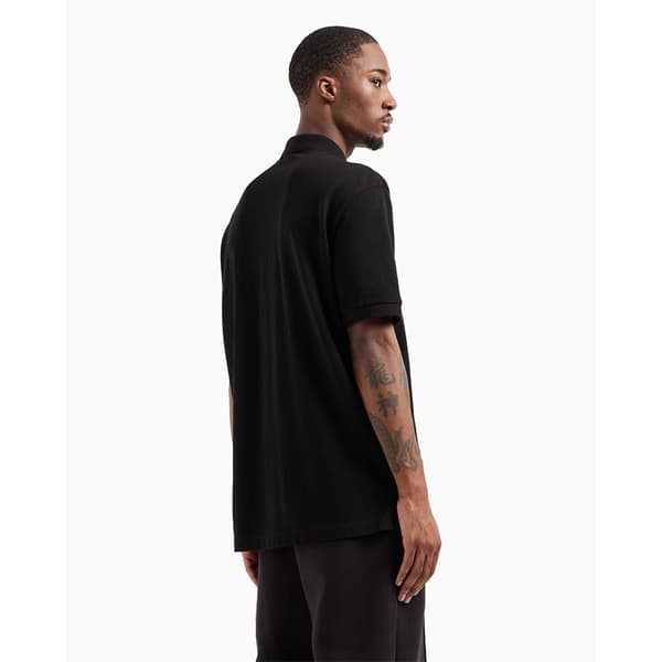 Armani Exchange Xm000087_af10366 Lyhythihainen Pikeepaita Musta L Mies