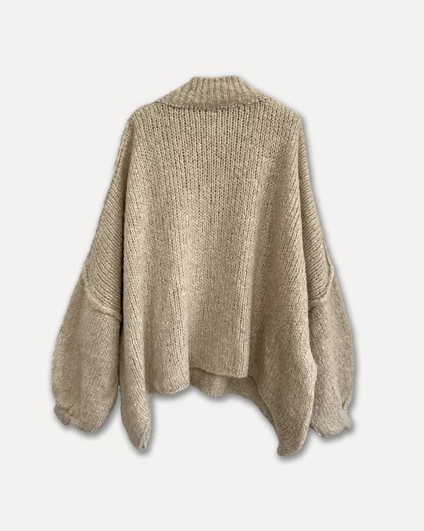 Sunda Cardigan Oat - Reunion Home
