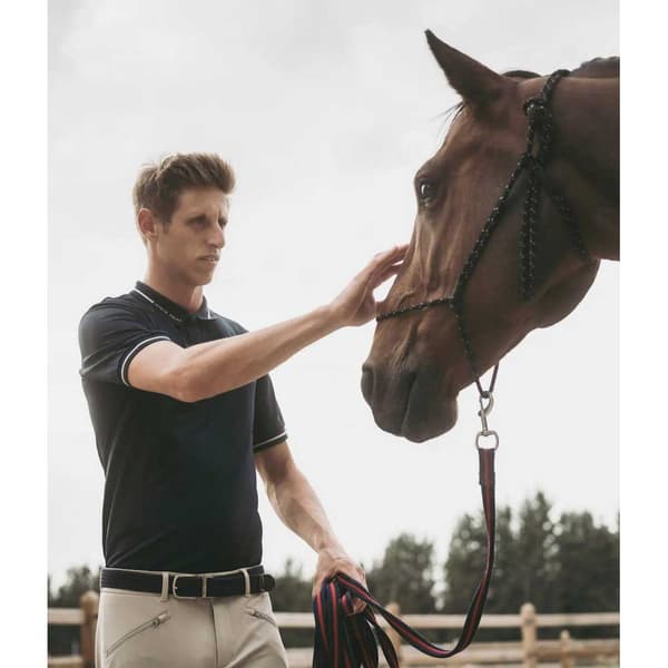 Horse Pilot Atlas Kortærmet Polo Blå 2XL