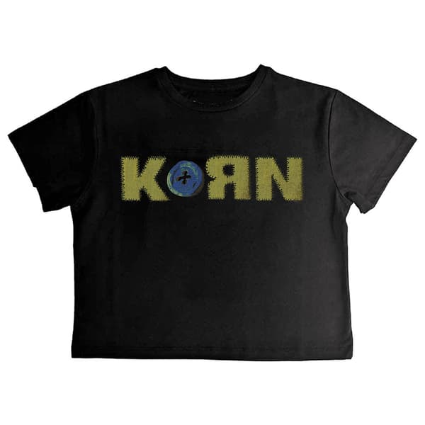 Korn Doll Issues Band Logo Crop Top