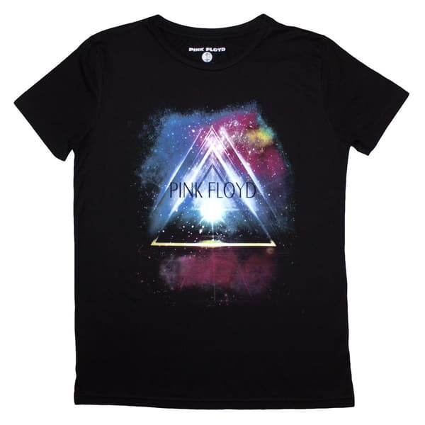 Pink Floyd Space Prism Womens T Shirt Black M