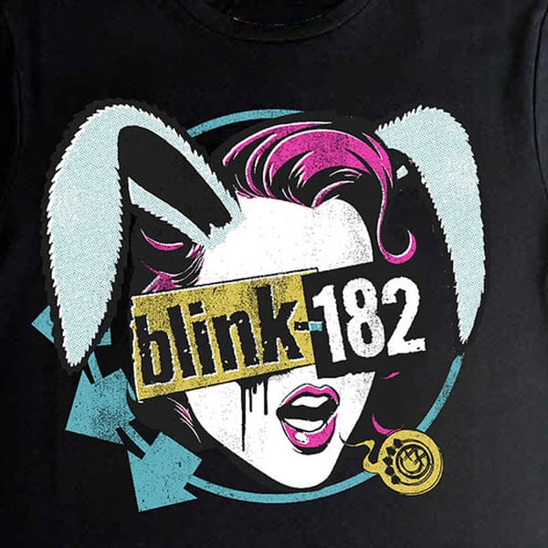 Blink-182 Blind Date Logo Crop Top