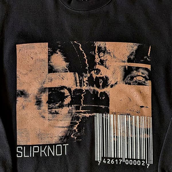 Slipknot The End So Far Faces And Barcode Sweatshirt