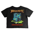 Miniatyrbild 2 av 4: Megadeth Contaminated Band Logo Crop Top