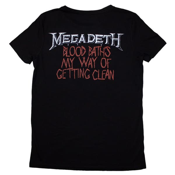 Megadeth Blood Bath Womens T Shirt