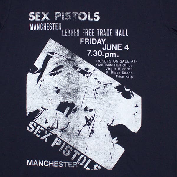 The Sex Pistols Manchester Flyer Womens T Shirt