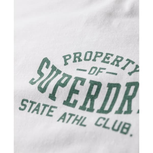 Superdry Athletic College Graphic T-shirt Med Korta ärmar Vit M Man
